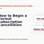 How to Begin a Formal Subscription Cancellation Conversation