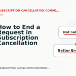 How to End a Request in Subscription Cancellation Conversation English