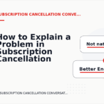 How to Explain a Problem in Subscription Cancellation Conversation English