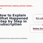 How to Explain What Happened Step by Step in Subscription Cancellation Conversation English