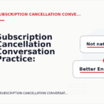 Subscription Cancellation Conversation Practice: Clear Reply Patterns