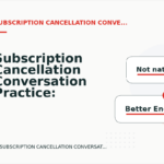 Subscription Cancellation Conversation Practice: Natural Conversation Lines