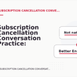 Subscription Cancellation Conversation Practice: Before and After Corrections