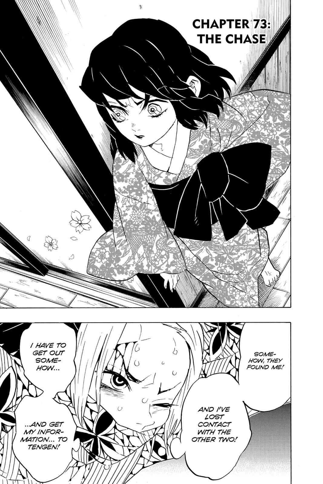 Demon Slayer: Kimetsu no Yaiba Chapter 73 Page 1