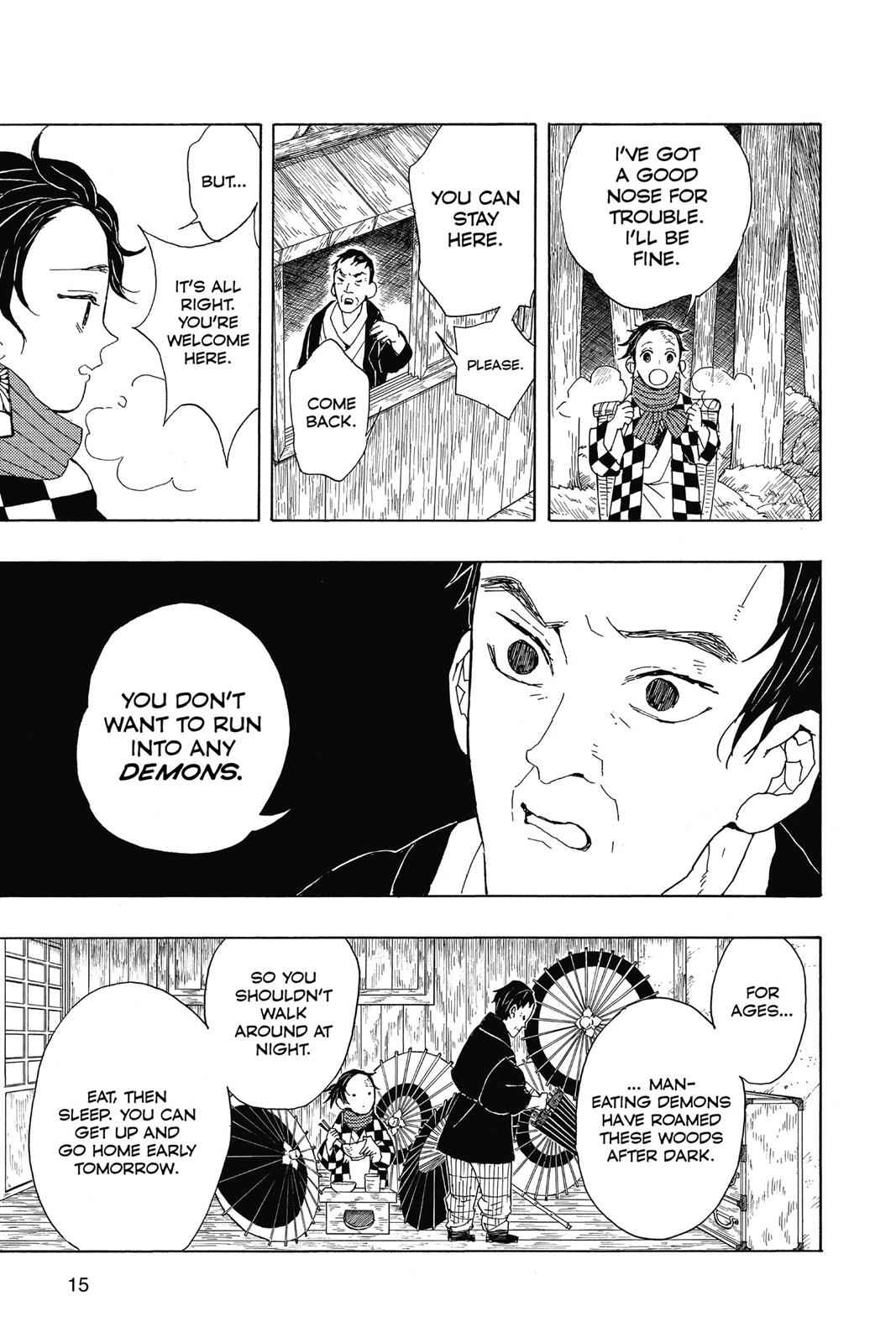 Demon Slayer: Kimetsu no Yaiba Chapter 1 Page 15