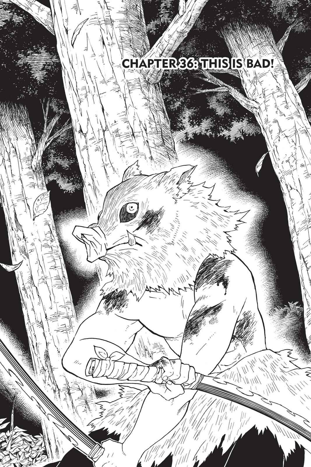 Demon Slayer: Kimetsu no Yaiba Chapter 36 Page 1