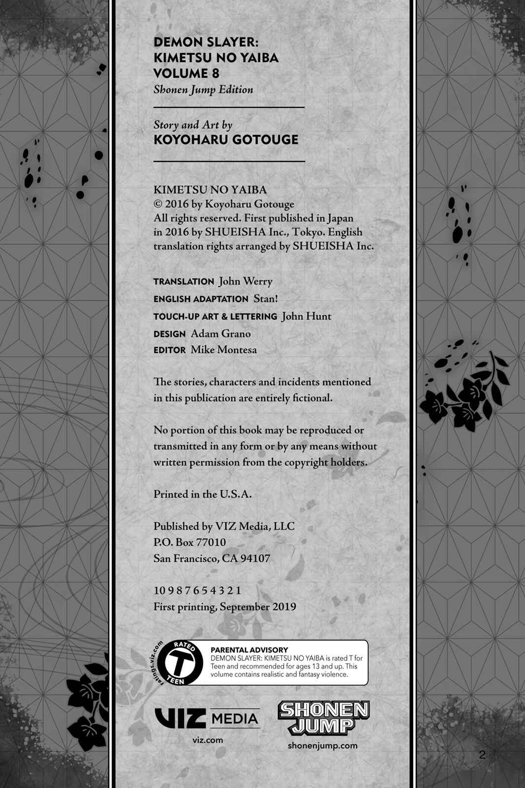 Demon Slayer: Kimetsu no Yaiba Chapter 62 Page 3