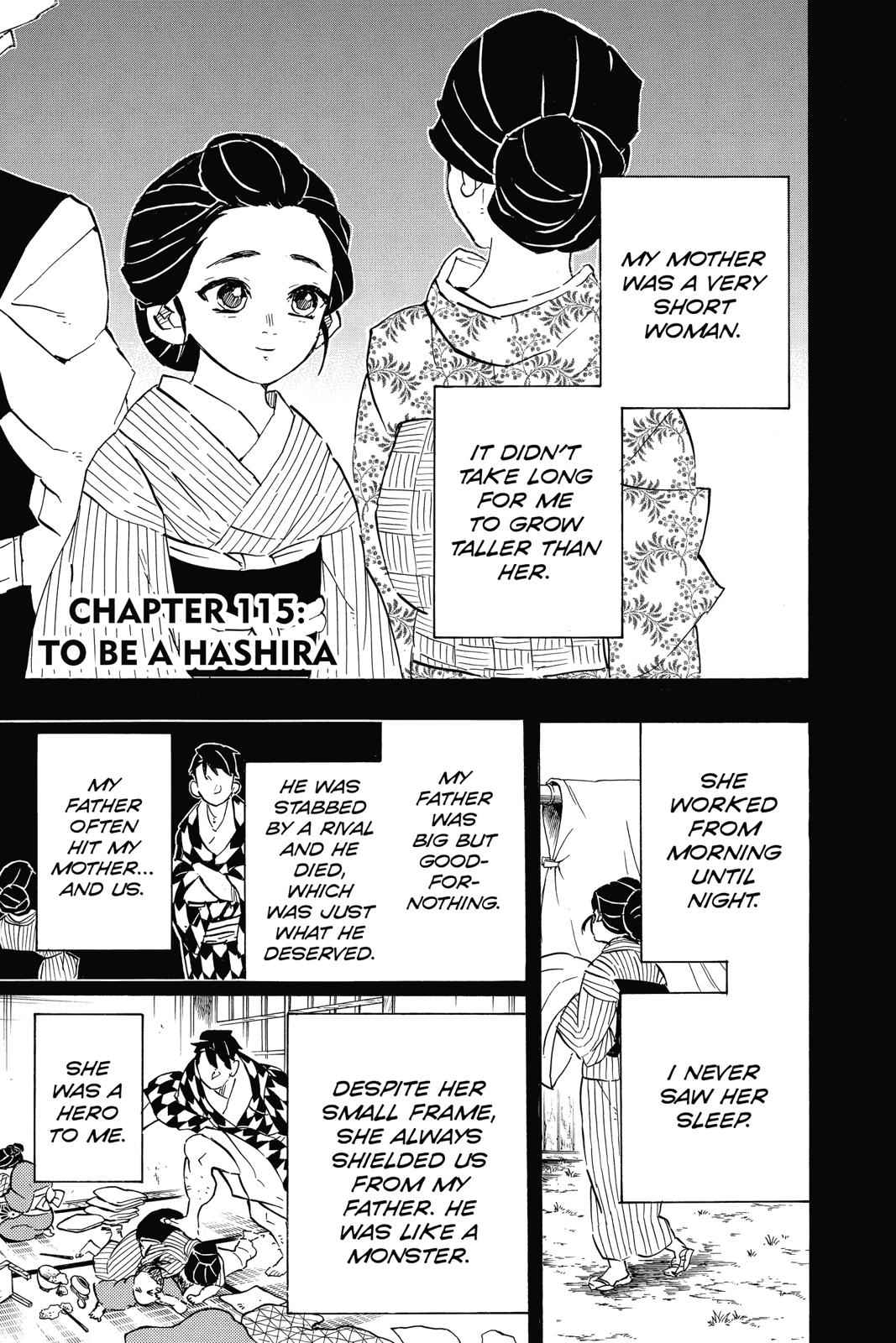 Demon Slayer: Kimetsu no Yaiba Chapter 115 Page 1