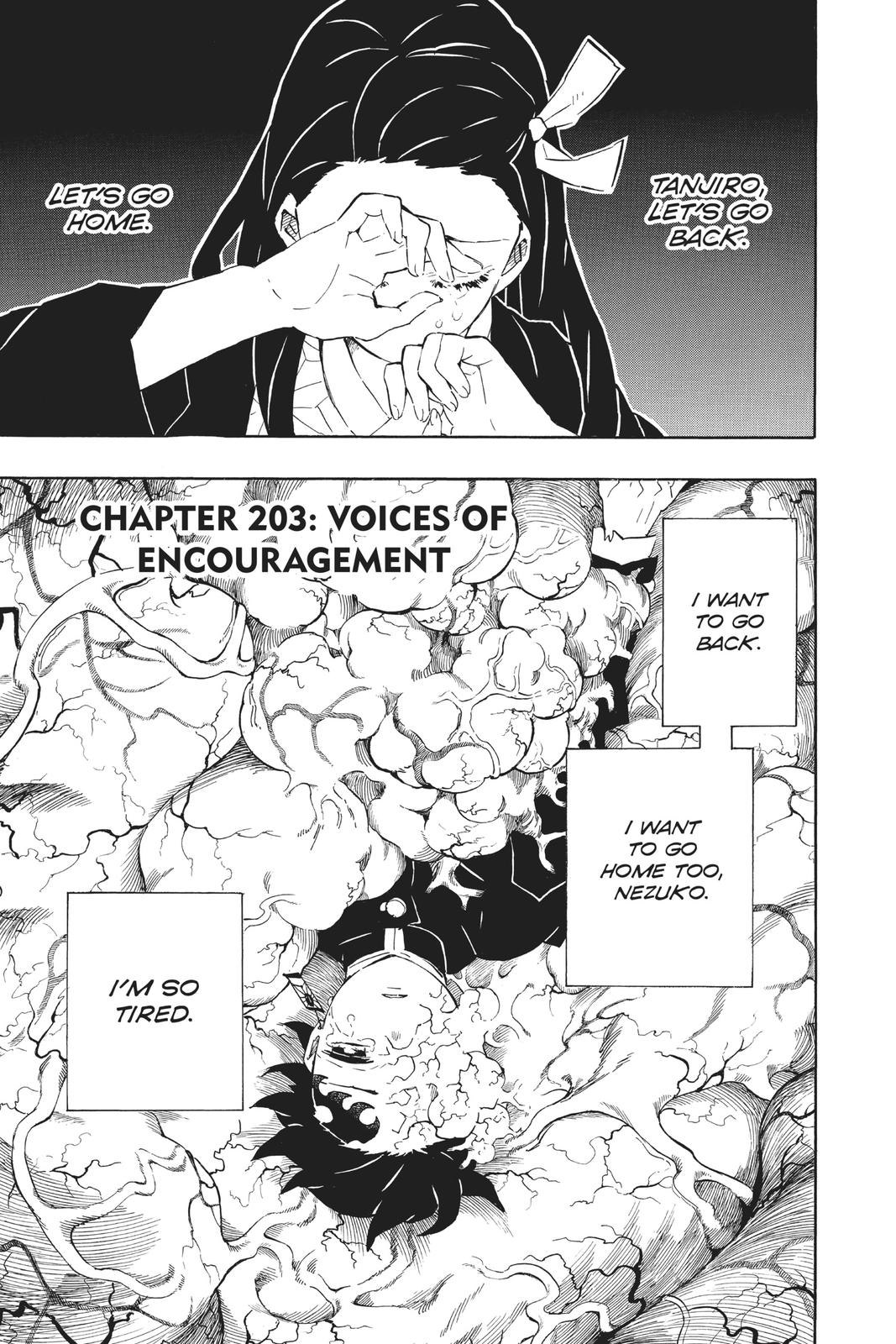 Demon Slayer: Kimetsu no Yaiba Chapter 203 Page 1