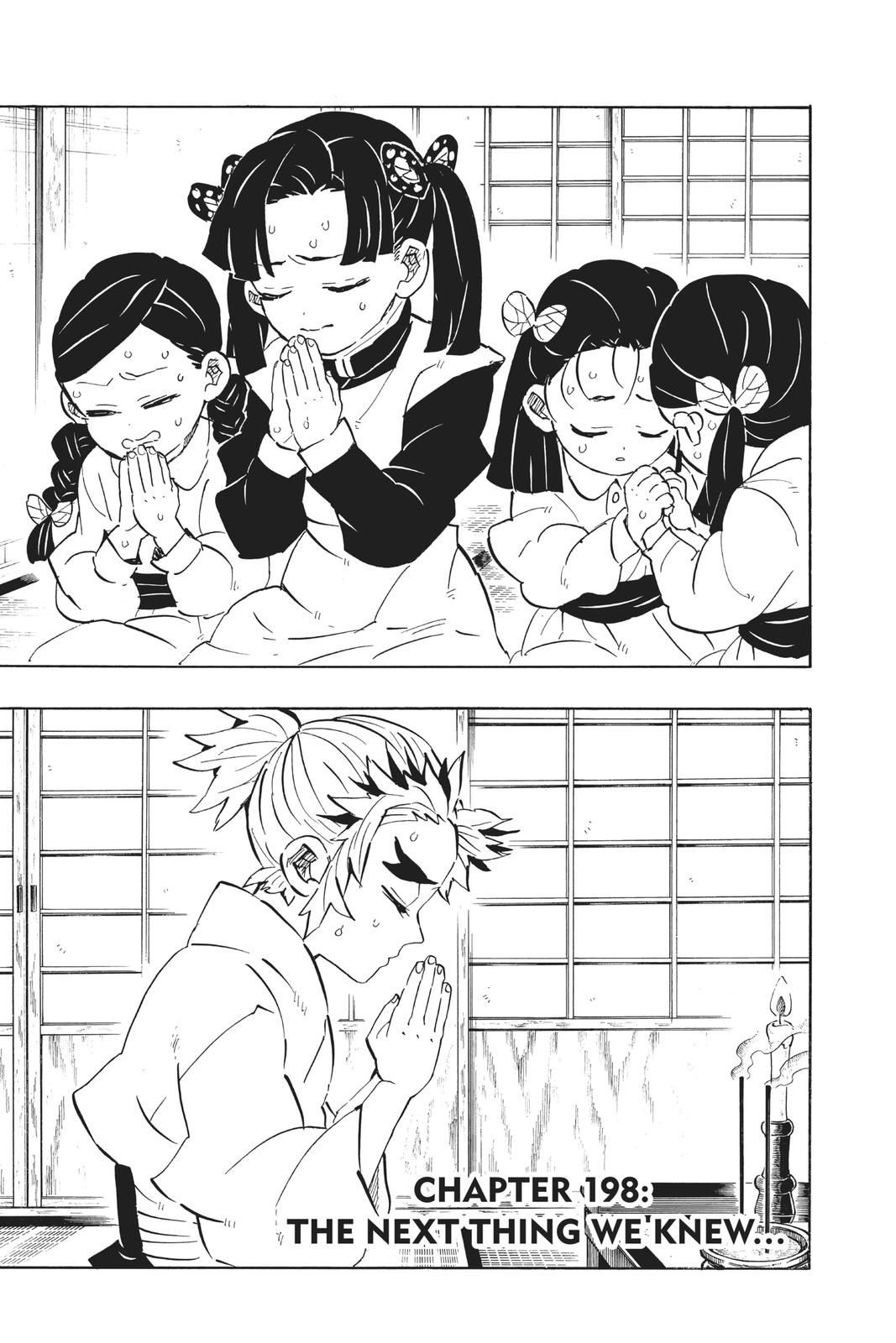 Demon Slayer: Kimetsu no Yaiba Chapter 198 Page 1
