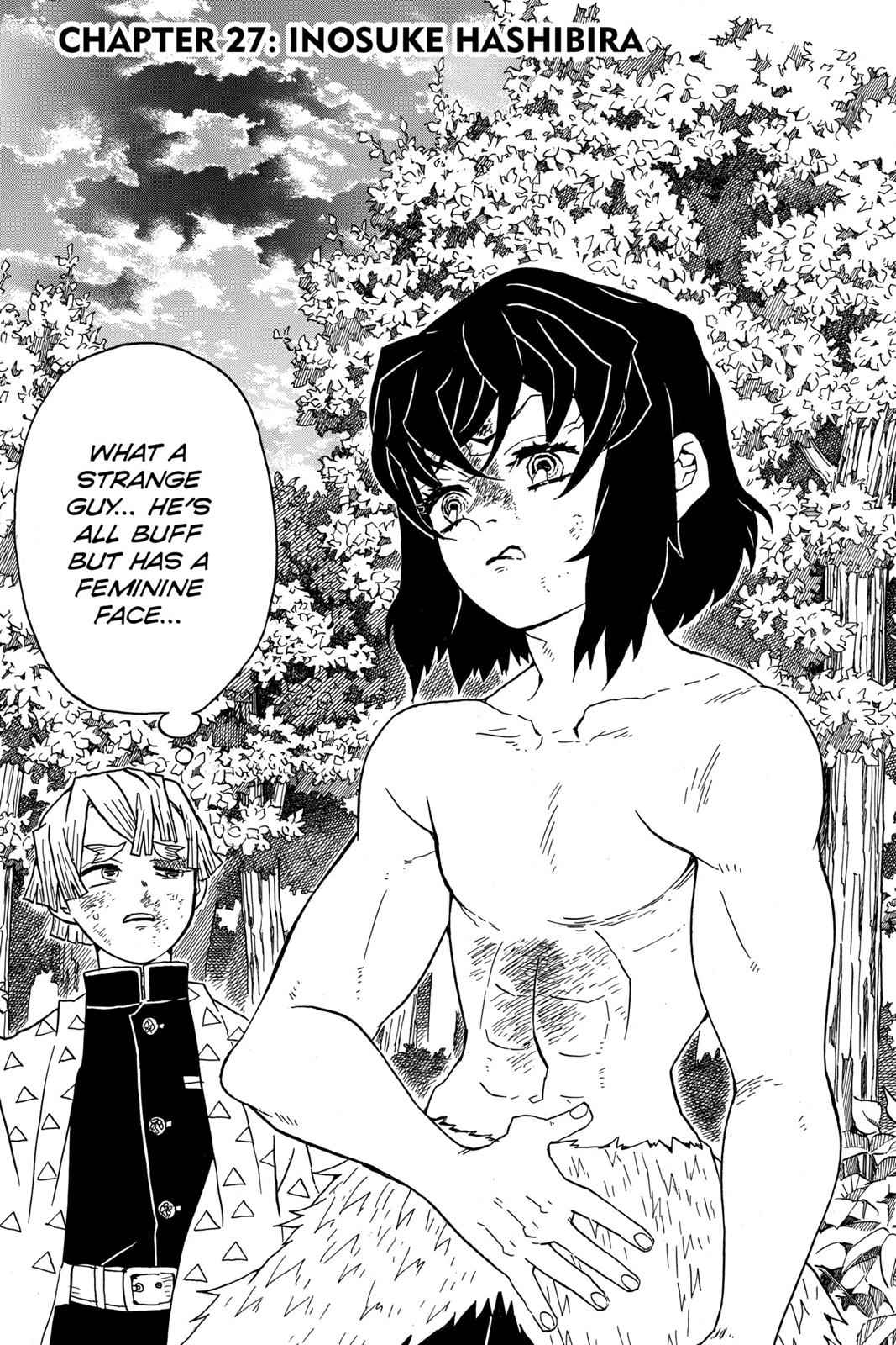 Demon Slayer: Kimetsu no Yaiba Chapter 27 Page 1